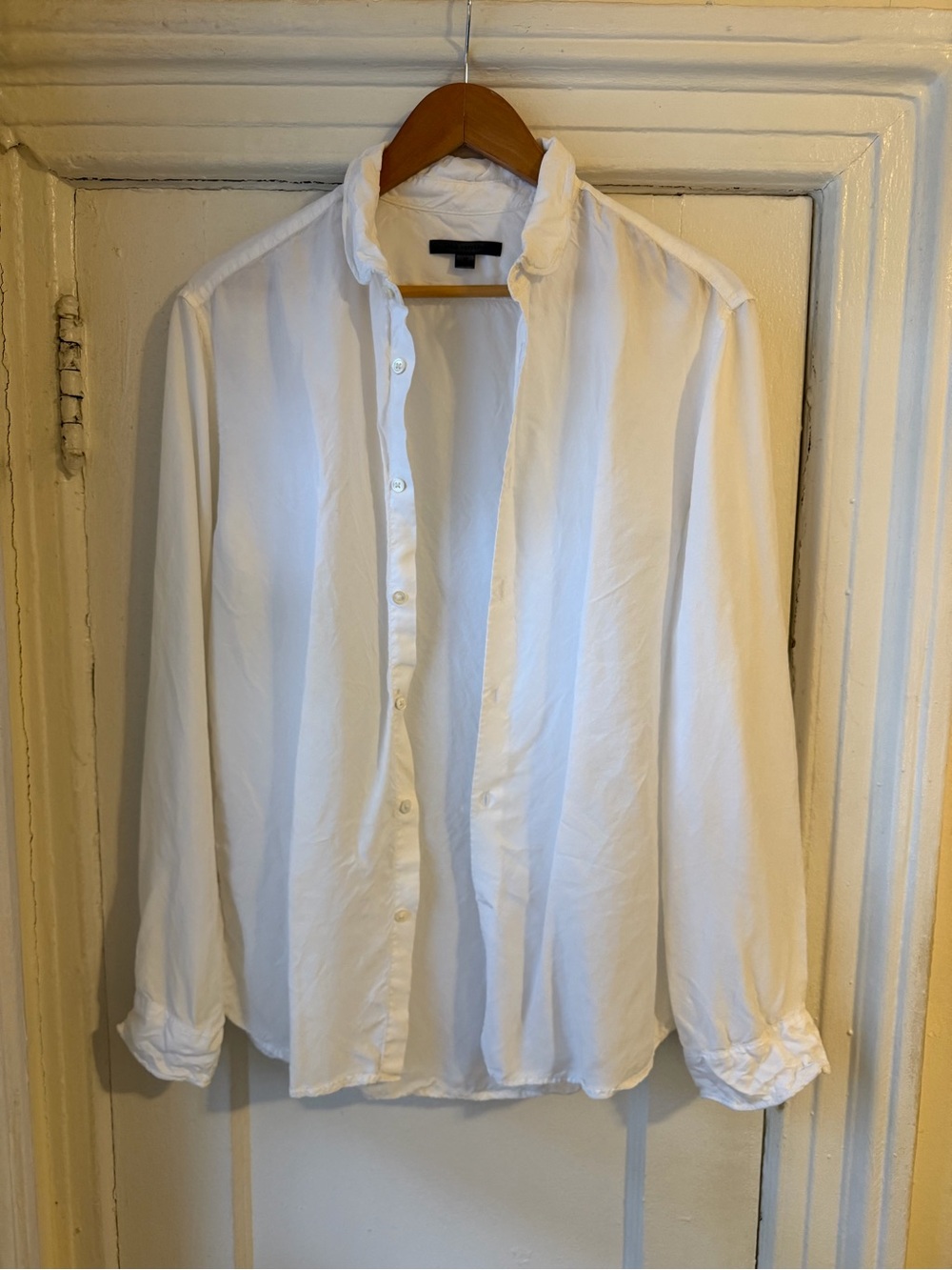 John Varvatos Orchard White Casual Button-Down Shirt